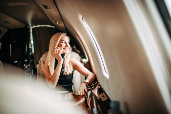 Women in plane