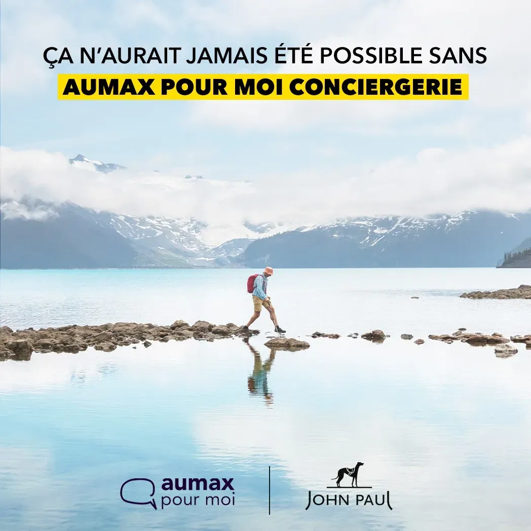 Aumax pour moi et John Paul randonnée