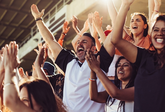 foule à un évènement sportif